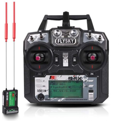 Flysky FS-i6X 10CH передатчик + приемник ia10B 2.4GHz AFHDS 2A для FPV дрона квадрокоптера